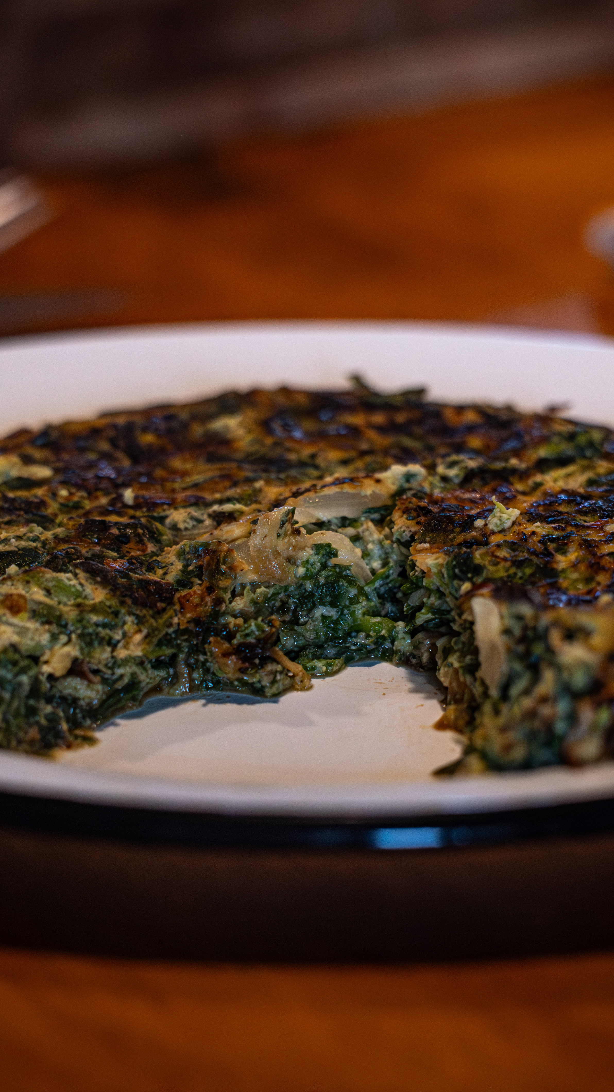 Tortilla de espinaca - Imagen 6